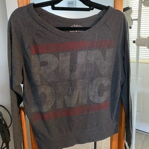 RUN DMC Long Sleeve Tee - Charcoal